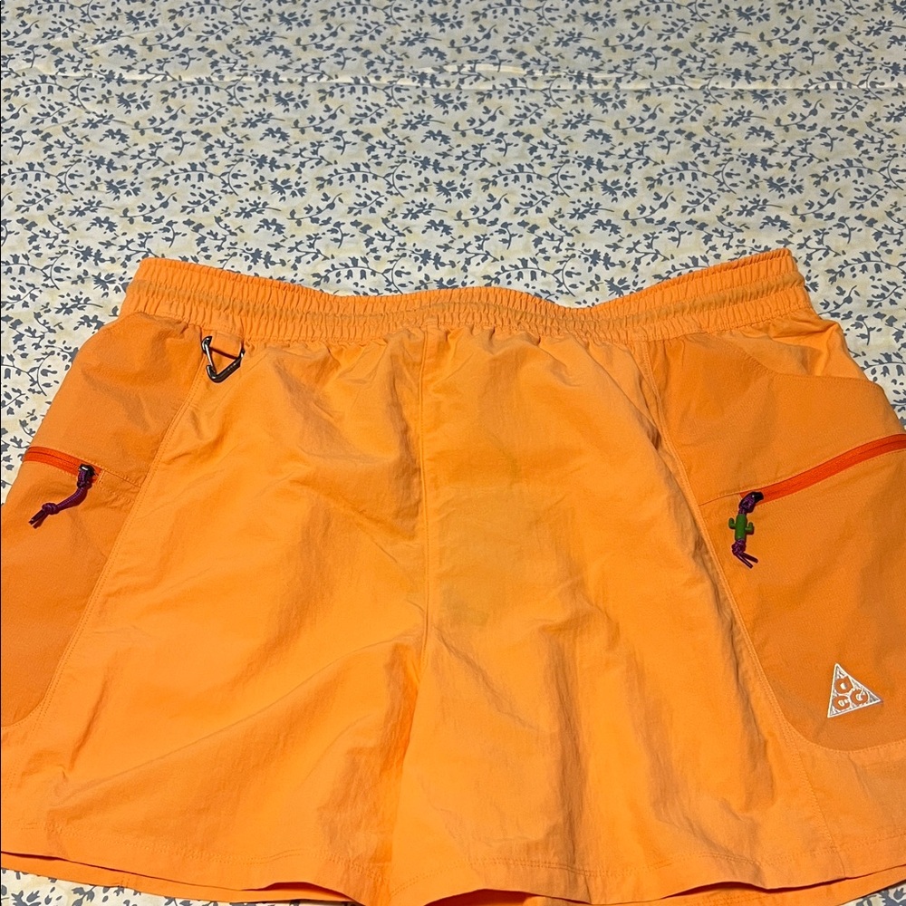Nike ACG Orange Women's Cargo Shorts